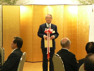 交流会・下館商工会議所関会頭挨拶