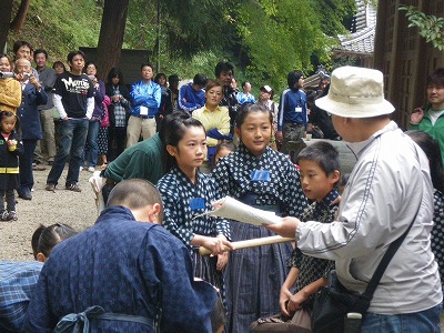 「大地の詩～留岡幸助の生涯」の高梁ロケ